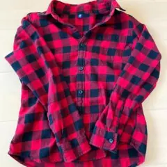 ユニクロキッズ　フランネルチェックシャツ長袖