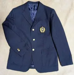 【極美品】バーバリーロンドン　紺ブレ　金ボタン　エンブレム　ホースロゴ　150 極美品】バーバリーロンドン 紺ブレ 金ボタン エンブレム