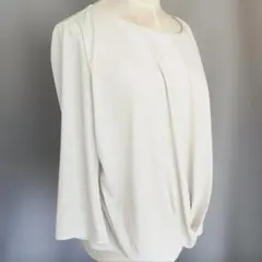 MICHEL KLEIN ホワイト長袖シャツ