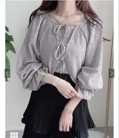 GRL リボンボレロ×キャミソールアンサンブル pr55