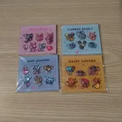 か*ん様 ナルミヤキャラクターズ ぷっくりシール セブンイレブン 4種セット