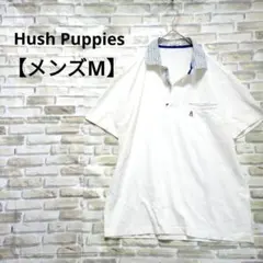 ハッシュパピー　半袖　ポロシャツ　メンズ　Ⅿ　ホワイト　夏　シンプルのサムネイル