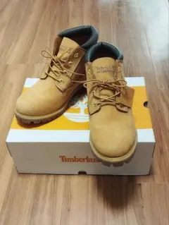 本物 Timberland イエローブーツ ウォータープルーフ チャッカブーツ