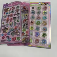 3点　パワーパフガールズ　おはじき　うるちゅる　ドロップジェリーシール