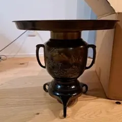 未使用　金属製 　薄端　花瓶