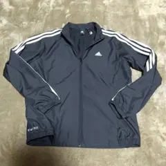 新品 希少サイズ adidas ナイロンジャケット レディースXL 黒