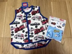【新品未使用】トミカ　ベスト 100%ポリエステル　90㎝　肌着　ブリーフ