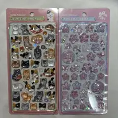 ボンボンドロップシール 桜 猫 和柄 正規品 ボンドロ