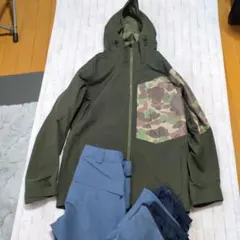 [ak] Burton スノーボードウェア S　　上下　中古