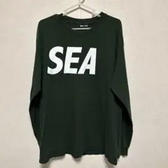 WIND AND SEA SEAプリント長袖カットソー