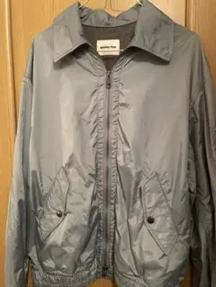 monkey time ナイロンジャケット　ブルーグレー　ボンバージャケット