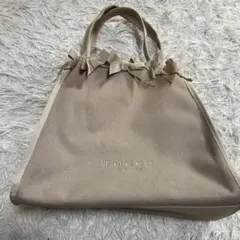 TOCCA OCTUPLE RIBBON TOTE トートバッグ　キャンバスのサムネイル