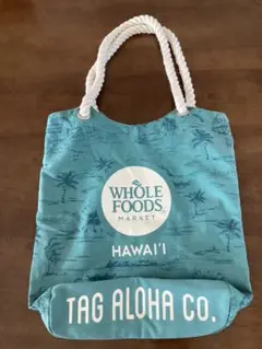 【美品】Whole Foods Market ホームフーズマーケット　エコバッグ