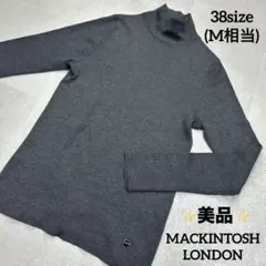 美品✨MACKINTOSH LONDON 高級イタリア製糸 ラムウール100 Mのサムネイル