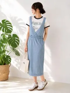 BAYFLOW デニムワンピース ノースリーブ サイズ3 M〜L相当のサムネイル