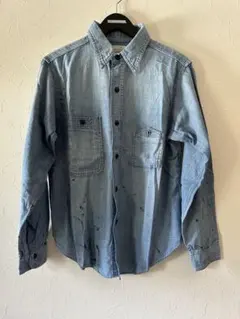 未使用　RHC ロンハーマン✖️BIG YANK コラボ　ペイントデニムシャツ