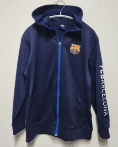 FC BARCELONA ジップアップフードトラックジャケット　ジャージ