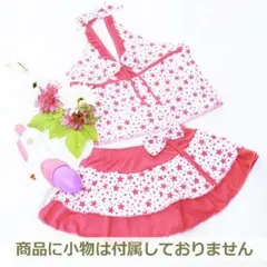 子供 女の子 水着 タンキニ セパレート ホルターネック 星 かわいい