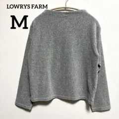 LOWRYS FARM ローリーズファーム ベロアリブカットソー グレー M