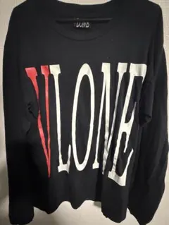 VLONE ロゴ長袖Tシャツ ブラックのサムネイル