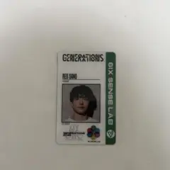 GENERATIONS 6IXSENSE プレミアムチケット グッズ　佐野玲於