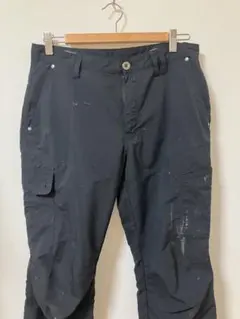 訳あり　ワークマン　ブラック　カーゴパンツ　フィールドコア　夏用　作業ズボン