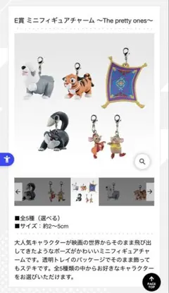 一番くじ E賞 ディズニープリンセス 未使用未開封 おまけつき