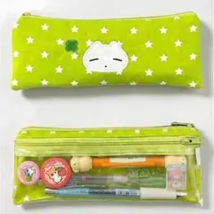 【新品・未使用】ペンケース 猫 ペンポーチ 筆箱 ウィッシュコア ねこ 韓国