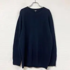 968 UNIQLO ネイビー ニットセーター XL