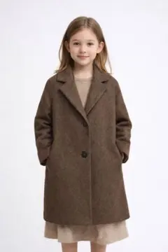 ZARA ザラキッズ ウールコート テーラード　キッズコート　女児140 130