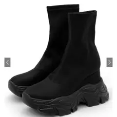 新品未使用GRL スニーカーソールショートブーツ[zr1226]