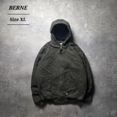 BERNEバーンダック地アクティブジャケットカバーオールフェードカーキXL
