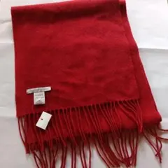 カシミヤ100% マフラー レッド 赤マフラー ショール ストール