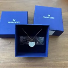 SWAROVSKI ハートペンダント ローズゴールド