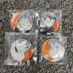 ハイキュー!!　缶バッジ4個セット　EMOTIONS　日向翔陽