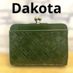 未使用 Dakota ダコタ アロマティコ 小銭入れ付き 二つ折り財布 がま口のサムネイル