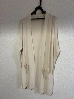 グローバルワーク　レディースロングカーディガン　アイボリー