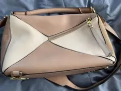 LOEWE 幾何学模様パズル スモールバッグ
