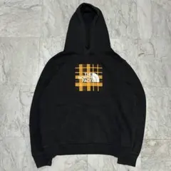 THE NORTH FACE パーカー フーディー ビッグプリント 黒 XL相当