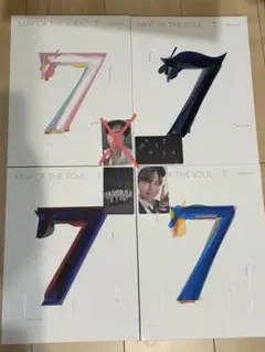 BTS MAP OF THE SOUL 7 アルバム 4枚セット 公式トレカ付き