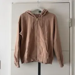 GU/レディースパーカー/ピンクベージュ/L