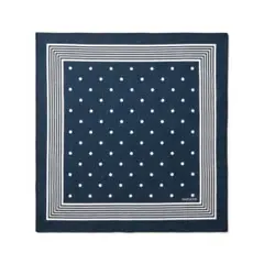 everyone polka dot bandana (NAVY) バンダナ