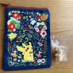 ポケモンセンター　おねんねパモット　ポーチコレクション　ピカチュウ×マホイップ