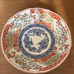 有田焼　飛鳥窯　古伊万里　大鉢　盛鉢　菓子鉢　豪華絢爛　赤絵　松竹梅　染付　色絵