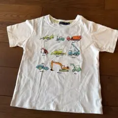BEAMS mini 重機プリント Tシャツ 130cmのサムネイル