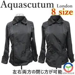 【Aquascutum】 ジャケット コート ブラック 8 sizeのサムネイル