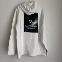CALVIN KLEIN パフォーマンス フード付きパーカー ホワイト