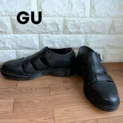 ■美品■GU 本革 ブラック コンフォート グルカサンダル　27cmのサムネイル