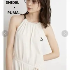 SNIDEL × PUMAジャージードレス キャミワンピース スナイデル プーマ