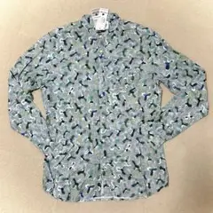 新品In My Hoodマルチ柄ノーカラーシャツ　M L程度MarniOamc